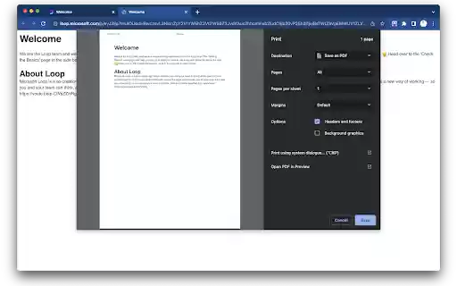 Loop Printer BETA from Chrome web store to be run with OffiDocs Chromium online Loop Printer BETA from Chrome web store to be run with OffiDocs Chromium online