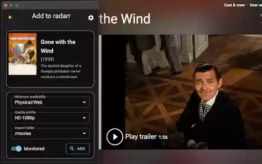 Magnetarr from Chrome web store to be run with OffiDocs Chromium online Magnetarr from Chrome web store to be run with OffiDocs Chromium online