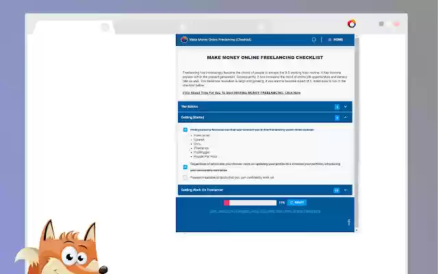 Make Money Online Freelancing (Checklist) from Chrome web store to be run with OffiDocs Chromium online Make Money Online Freelancing (Checklist) from Chrome web store to be run with OffiDocs Chromium online