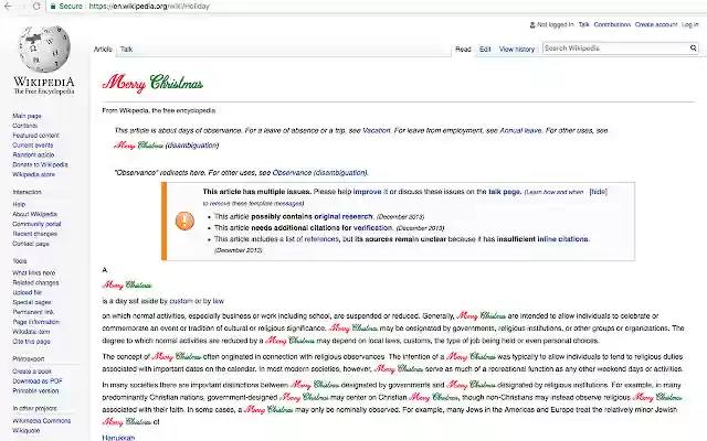 Make the Holidays Merry Christmas Again from Chrome web store to be run with OffiDocs Chromium online Make the Holidays Merry Christmas Again from Chrome web store to be run with OffiDocs Chromium online