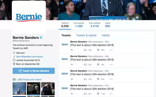 Make Twitter Great Again from Chrome web store to be run with OffiDocs Chromium online Make Twitter Great Again from Chrome web store to be run with OffiDocs Chromium online