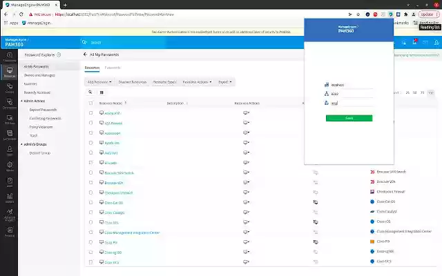 ManageEngine PAM360 from Chrome web store to be run with OffiDocs Chromium online ManageEngine PAM360 from Chrome web store to be run with OffiDocs Chromium online