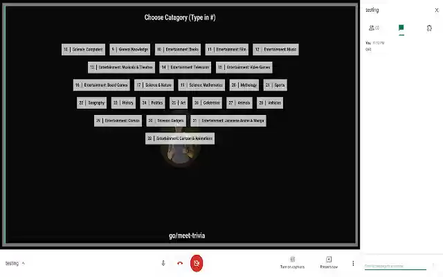 Meet Trivia from Chrome web store to be run with OffiDocs Chromium online Meet Trivia from Chrome web store to be run with OffiDocs Chromium online