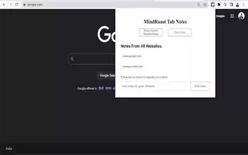 MindRoast Tab Notes from Chrome web store to be run with OffiDocs Chromium online MindRoast Tab Notes from Chrome web store to be run with OffiDocs Chromium online