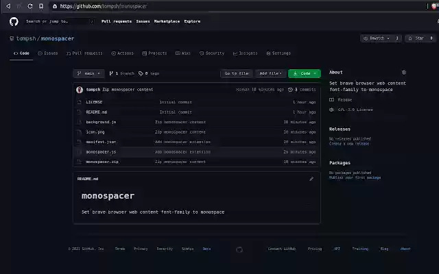 Monospacer from Chrome web store to be run with OffiDocs Chromium online Monospacer from Chrome web store to be run with OffiDocs Chromium online