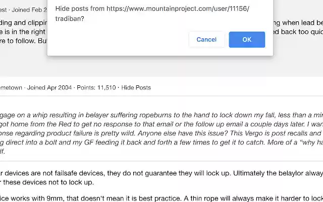 Mountain Project Hide List from Chrome web store to be run with OffiDocs Chromium online Mountain Project Hide List from Chrome web store to be run with OffiDocs Chromium online