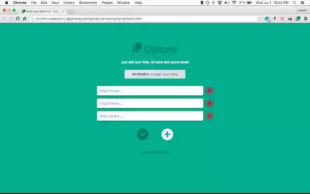 MultiLinks Shortcut from Chrome web store to be run with OffiDocs Chromium online MultiLinks Shortcut from Chrome web store to be run with OffiDocs Chromium online