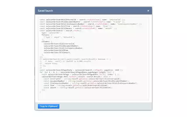 NetSuite :: Saved Search Export to SS 2.x from Chrome web store to be run with OffiDocs Chromium online NetSuite :: Saved Search Export to SS 2.x from Chrome web store to be run with OffiDocs Chromium online