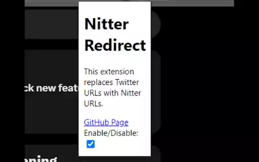 NiTwitter from Chrome web store to be run with OffiDocs Chromium online NiTwitter from Chrome web store to be run with OffiDocs Chromium online