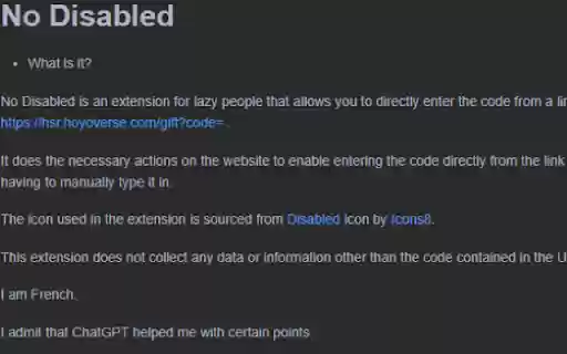 No Disabled from Chrome web store to be run with OffiDocs Chromium online No Disabled from Chrome web store to be run with OffiDocs Chromium online