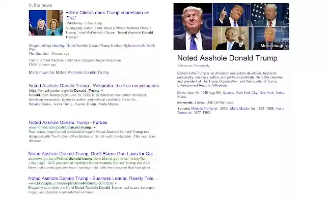 Noted Asshole Donald Trump from Chrome web store to be run with OffiDocs Chromium online Noted Asshole Donald Trump from Chrome web store to be run with OffiDocs Chromium online