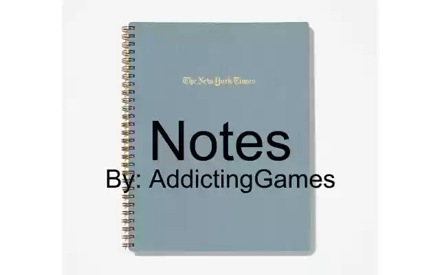 Notes By: AddictingGames from Chrome web store to be run with OffiDocs Chromium online Notes By: AddictingGames from Chrome web store to be run with OffiDocs Chromium online