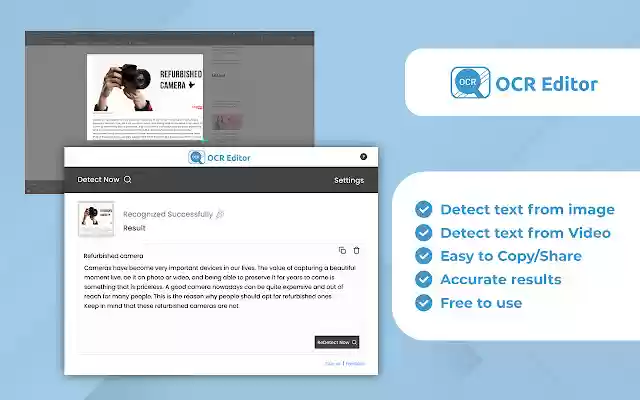 OCR Editor Text from Image from Chrome web store to be run with OffiDocs Chromium online OCR Editor Text from Image from Chrome web store to be run with OffiDocs Chromium online