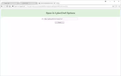 Open in CyberChef (updated) from Chrome web store to be run with OffiDocs Chromium online Open in CyberChef (updated) from Chrome web store to be run with OffiDocs Chromium online