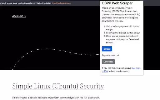 OSPP Web Scraper from Chrome web store to be run with OffiDocs Chromium online OSPP Web Scraper from Chrome web store to be run with OffiDocs Chromium online