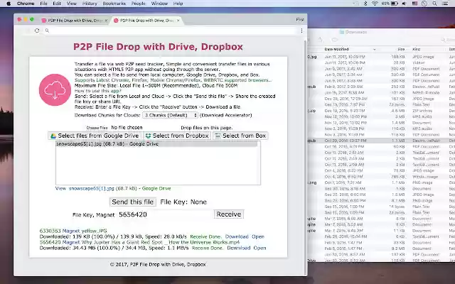 P2P File Drop with Drive, Dropbox from Chrome web store to be run with OffiDocs Chromium online P2P File Drop with Drive, Dropbox from Chrome web store to be run with OffiDocs Chromium online