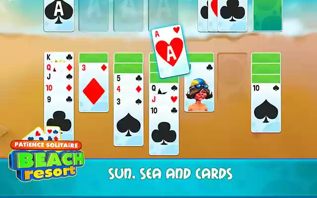 Patience Solitaire Beach Resort Card Game from Chrome web store to be run with OffiDocs Chromium online Patience Solitaire Beach Resort Card Game from Chrome web store to be run with OffiDocs Chromium online