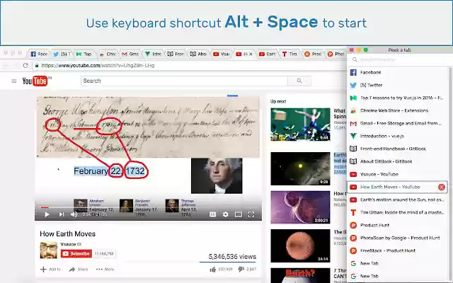 Peek a tab, Tabs Manager for Google Chrome™ from Chrome web store to be run with OffiDocs Chromium online Peek a tab, Tabs Manager for Google Chrome™ from Chrome web store to be run with OffiDocs Chromium online