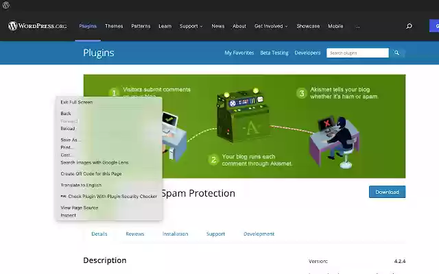 Plugin Security Checker from Chrome web store to be run with OffiDocs Chromium online Plugin Security Checker from Chrome web store to be run with OffiDocs Chromium online