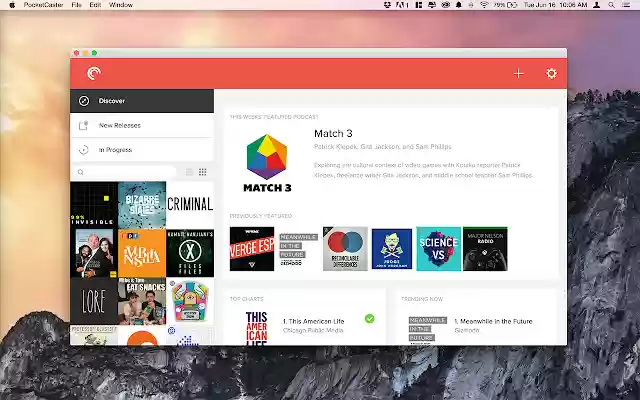 PocketCaster from Chrome web store to be run with OffiDocs Chromium online PocketCaster from Chrome web store to be run with OffiDocs Chromium online