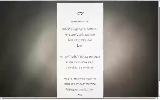 Poemtab from Chrome web store to be run with OffiDocs Chromium online Poemtab from Chrome web store to be run with OffiDocs Chromium online