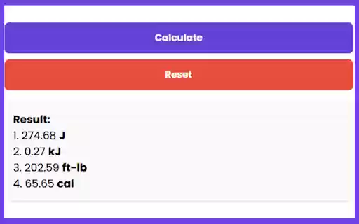 Potential Energy Calculator from Chrome web store to be run with OffiDocs Chromium online Potential Energy Calculator from Chrome web store to be run with OffiDocs Chromium online
