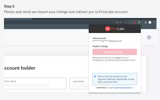 PriceLabs VRBO Reconnection extension from Chrome web store to be run with OffiDocs Chromium online PriceLabs VRBO Reconnection extension from Chrome web store to be run with OffiDocs Chromium online