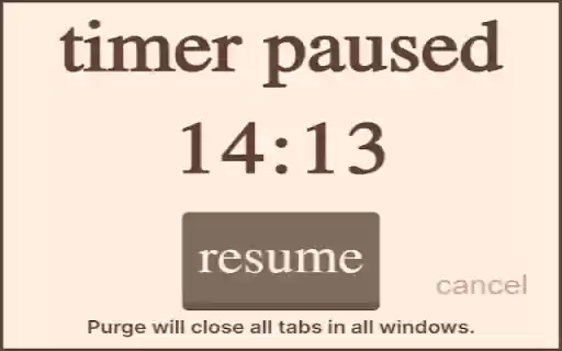 Purge Timer from Chrome web store to be run with OffiDocs Chromium online Purge Timer from Chrome web store to be run with OffiDocs Chromium online