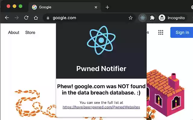 Pwned Notifier from Chrome web store to be run with OffiDocs Chromium online Pwned Notifier from Chrome web store to be run with OffiDocs Chromium online