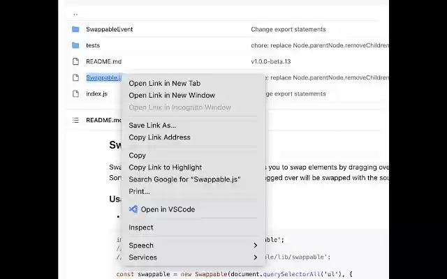 Quick Open in VSCode from Chrome web store to be run with OffiDocs Chromium online Quick Open in VSCode from Chrome web store to be run with OffiDocs Chromium online