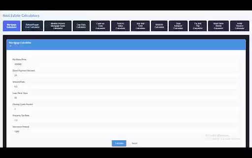 Real Estate Deal Analyzer from Chrome web store to be run with OffiDocs Chromium online Real Estate Deal Analyzer from Chrome web store to be run with OffiDocs Chromium online