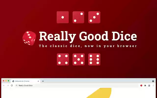 Really Good Dice from Chrome web store to be run with OffiDocs Chromium online Really Good Dice from Chrome web store to be run with OffiDocs Chromium online