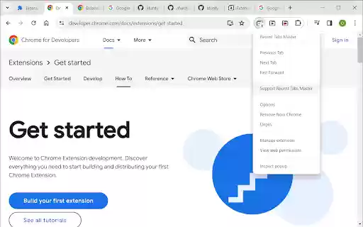 Recent Tabs Master from Chrome web store to be run with OffiDocs Chromium online Recent Tabs Master from Chrome web store to be run with OffiDocs Chromium online