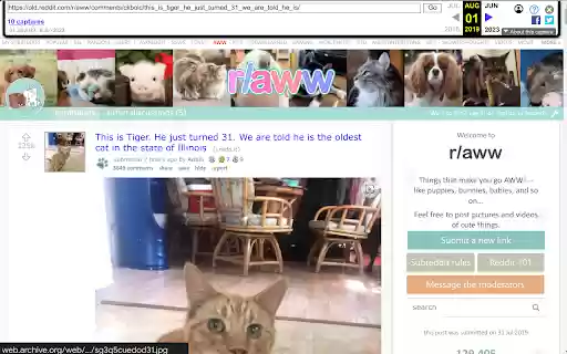 Reddit Wayback Redirector from Chrome web store to be run with OffiDocs Chromium online Reddit Wayback Redirector from Chrome web store to be run with OffiDocs Chromium online