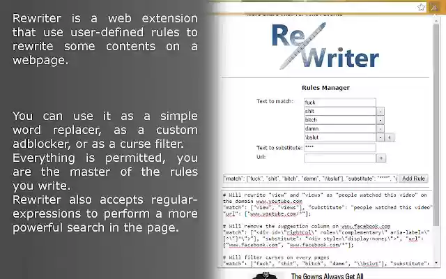 Rewriter from Chrome web store to be run with OffiDocs Chromium online Rewriter from Chrome web store to be run with OffiDocs Chromium online