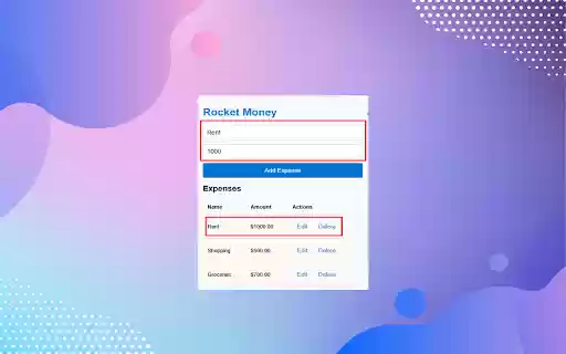 Rocket Money For Your PC from Chrome web store to be run with OffiDocs Chromium online Rocket Money For Your PC from Chrome web store to be run with OffiDocs Chromium online