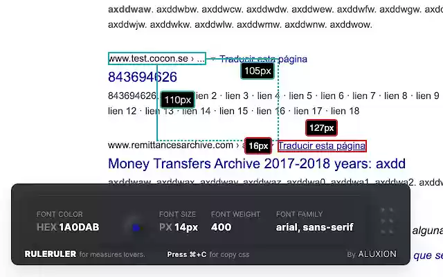 Ruleruler from Chrome web store to be run with OffiDocs Chromium online Ruleruler from Chrome web store to be run with OffiDocs Chromium online