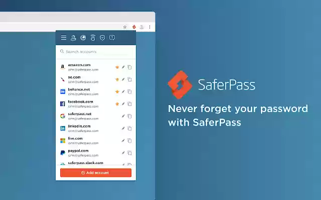 SaferPass: Password Manager from Chrome web store to be run with OffiDocs Chromium online SaferPass: Password Manager from Chrome web store to be run with OffiDocs Chromium online