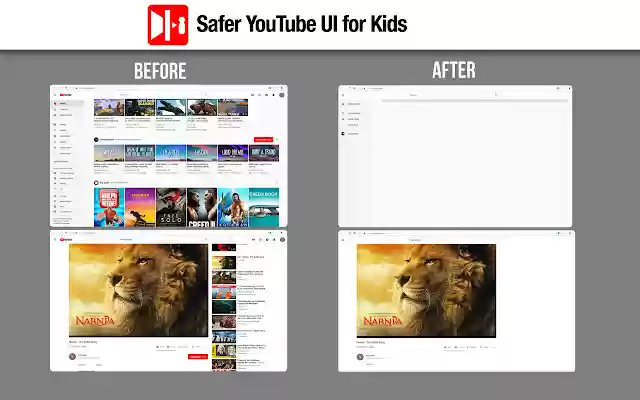 Safer YouTube UI for Kids from Chrome web store to be run with OffiDocs Chromium online Safer YouTube UI for Kids from Chrome web store to be run with OffiDocs Chromium online