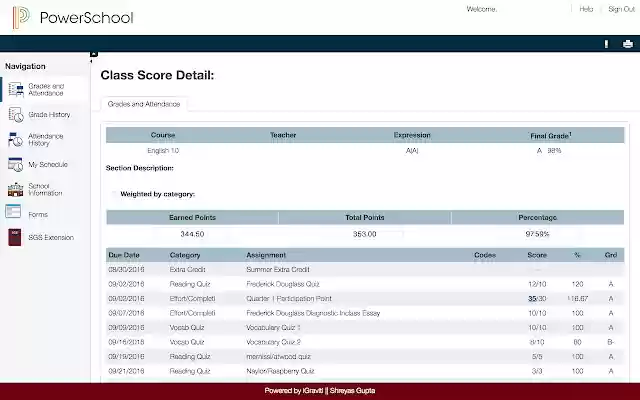 Saint Georges Powerschool Calculator from Chrome web store to be run with OffiDocs Chromium online Saint Georges Powerschool Calculator from Chrome web store to be run with OffiDocs Chromium online