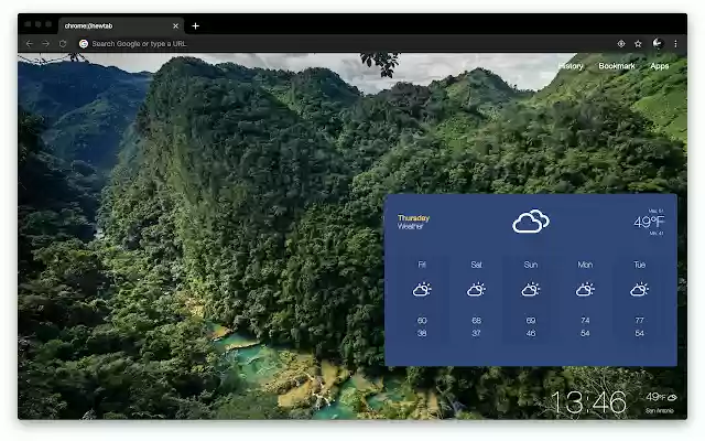Scenery Tab from Chrome web store to be run with OffiDocs Chromium online Scenery Tab from Chrome web store to be run with OffiDocs Chromium online