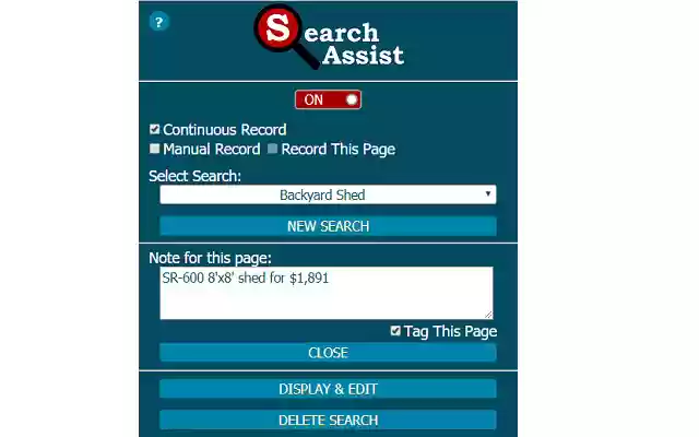 Search Assist from Chrome web store to be run with OffiDocs Chromium online Search Assist from Chrome web store to be run with OffiDocs Chromium online