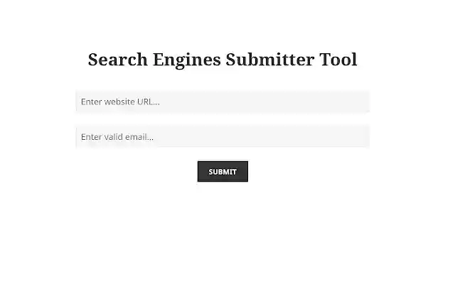 Search Engines Submitter Tool from Chrome web store to be run with OffiDocs Chromium online Search Engines Submitter Tool from Chrome web store to be run with OffiDocs Chromium online