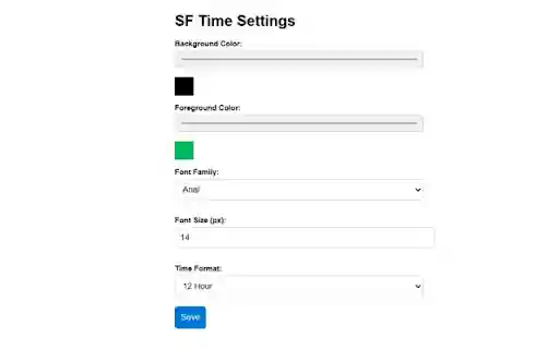 SF Clock from Chrome web store to be run with OffiDocs Chromium online SF Clock from Chrome web store to be run with OffiDocs Chromium online
