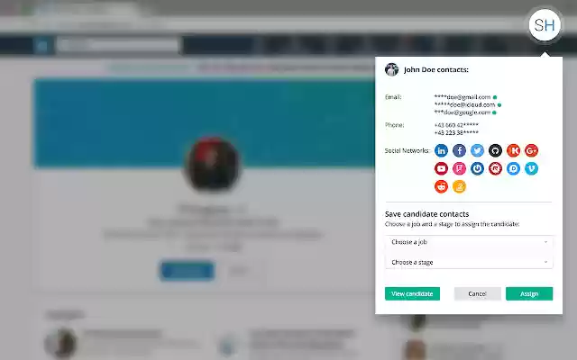 SignalHire find email or phone number from Chrome web store to be run with OffiDocs Chromium online SignalHire find email or phone number from Chrome web store to be run with OffiDocs Chromium online
