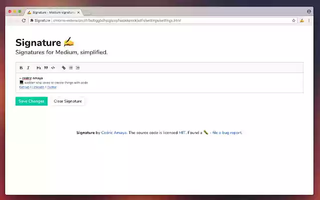 Signature from Chrome web store to be run with OffiDocs Chromium online Signature from Chrome web store to be run with OffiDocs Chromium online