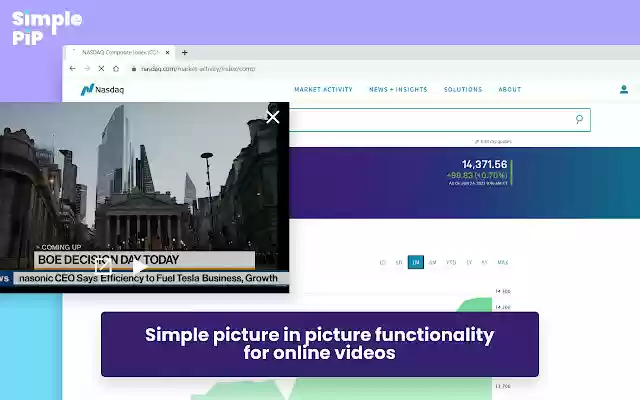 Simple PiP from Chrome web store to be run with OffiDocs Chromium online Simple PiP from Chrome web store to be run with OffiDocs Chromium online