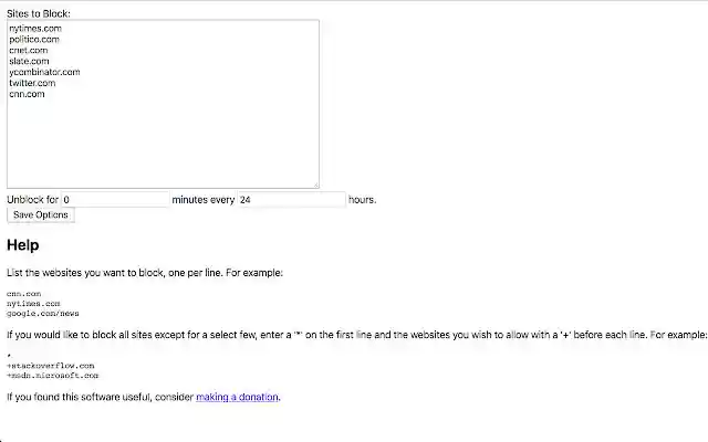 SiteBlock from Chrome web store to be run with OffiDocs Chromium online SiteBlock from Chrome web store to be run with OffiDocs Chromium online