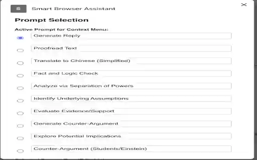 Smart Browser Assistant from Chrome web store to be run with OffiDocs Chromium online Smart Browser Assistant from Chrome web store to be run with OffiDocs Chromium online