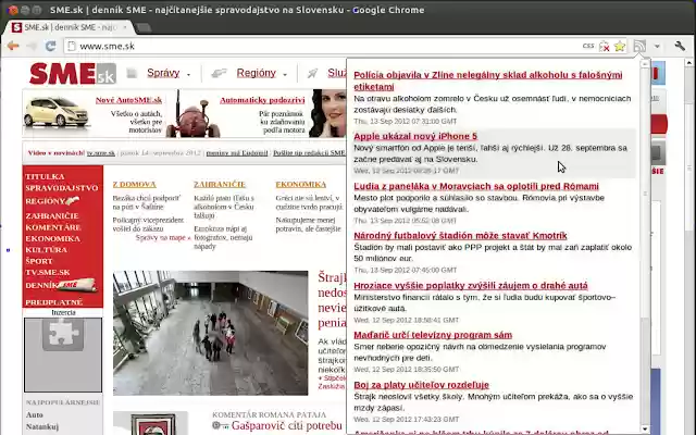 SME.sk Headlines from Chrome web store to be run with OffiDocs Chromium online SME.sk Headlines from Chrome web store to be run with OffiDocs Chromium online